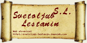 Svetoljub Leštanin vizit kartica